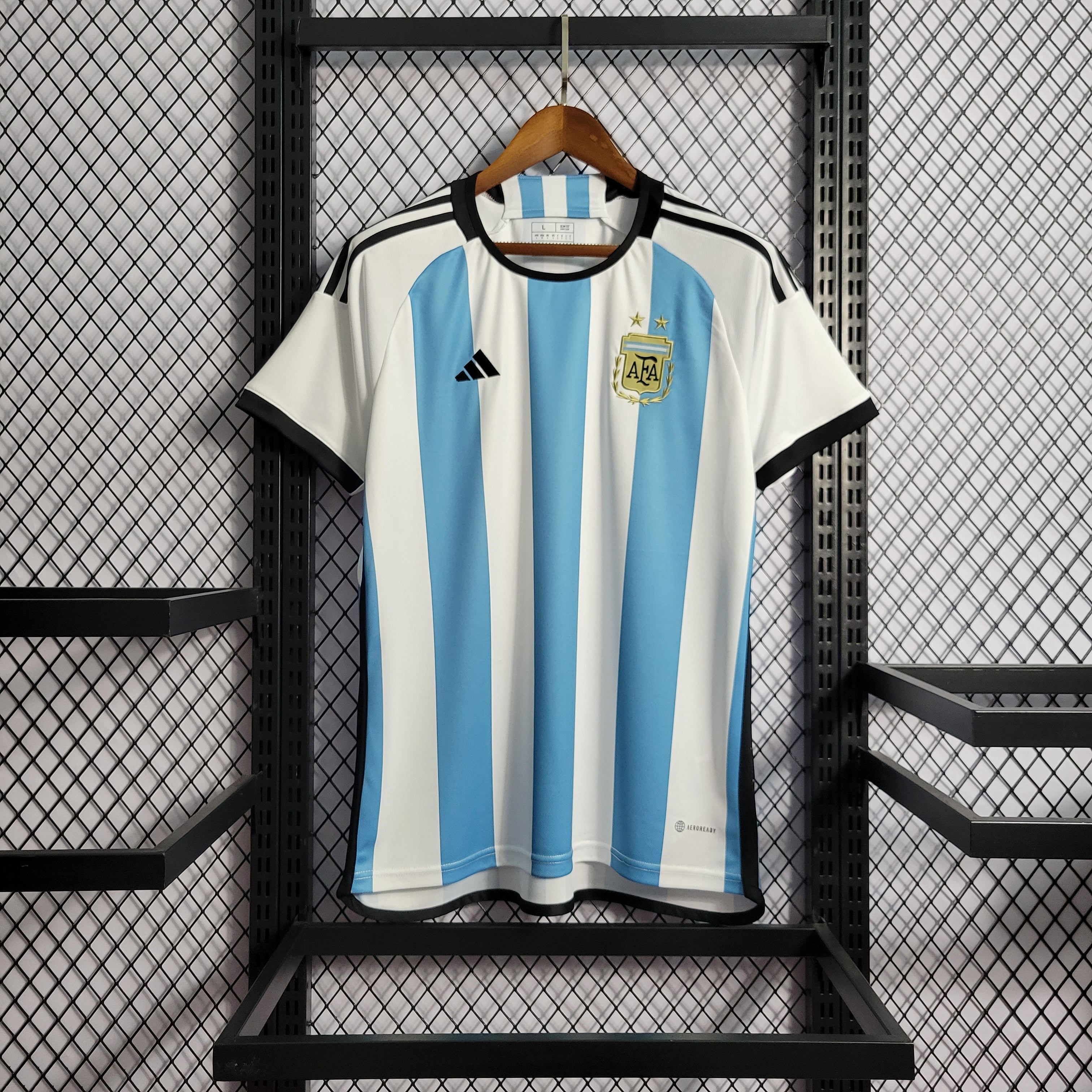 Lionel Messi 10 Argentinië Wereldkampioen 2022 Shirt - S tot XXXL