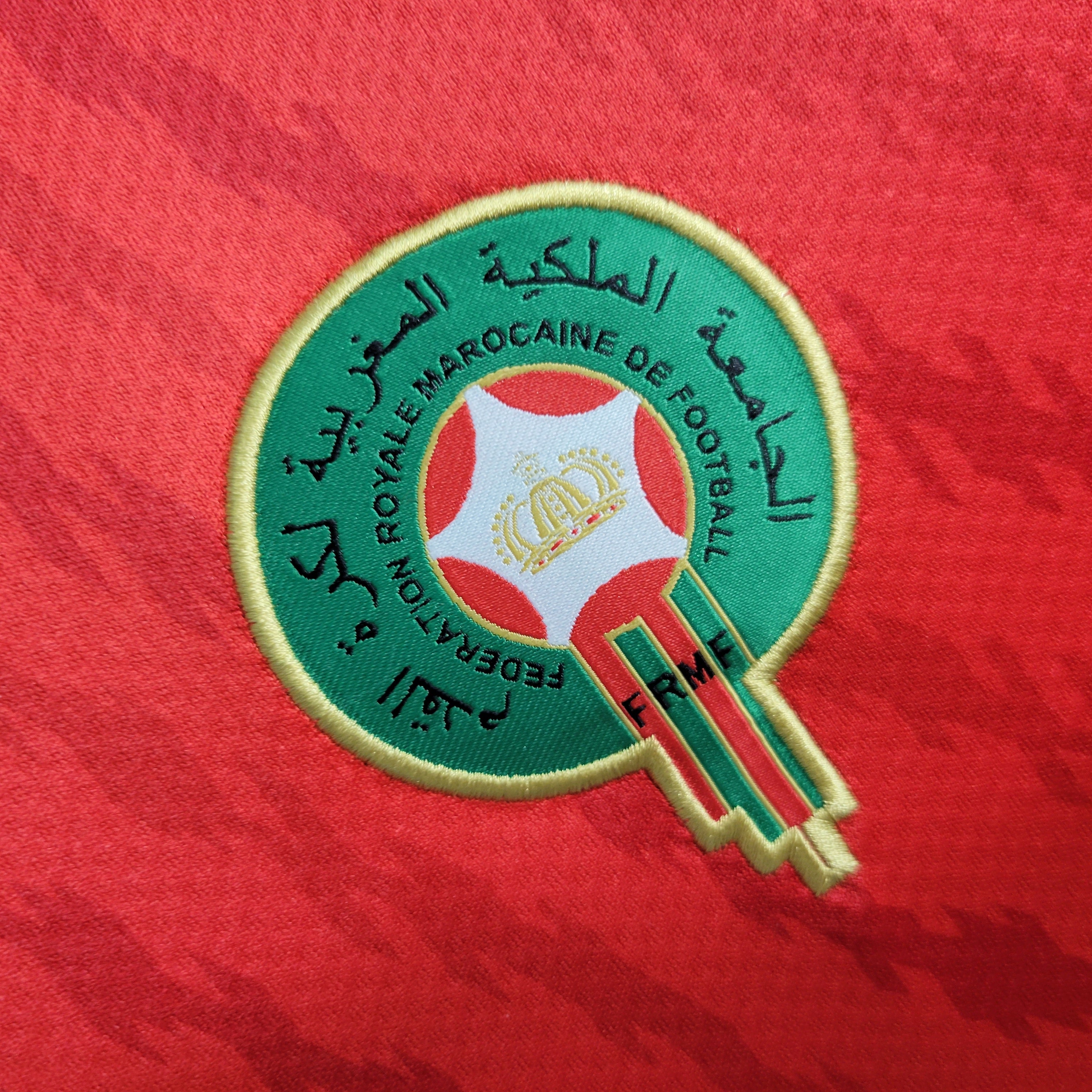 Maglia ufficiale Home del Marocco 2024/2025 – Disponibile nelle taglie dalla S alla XXXL