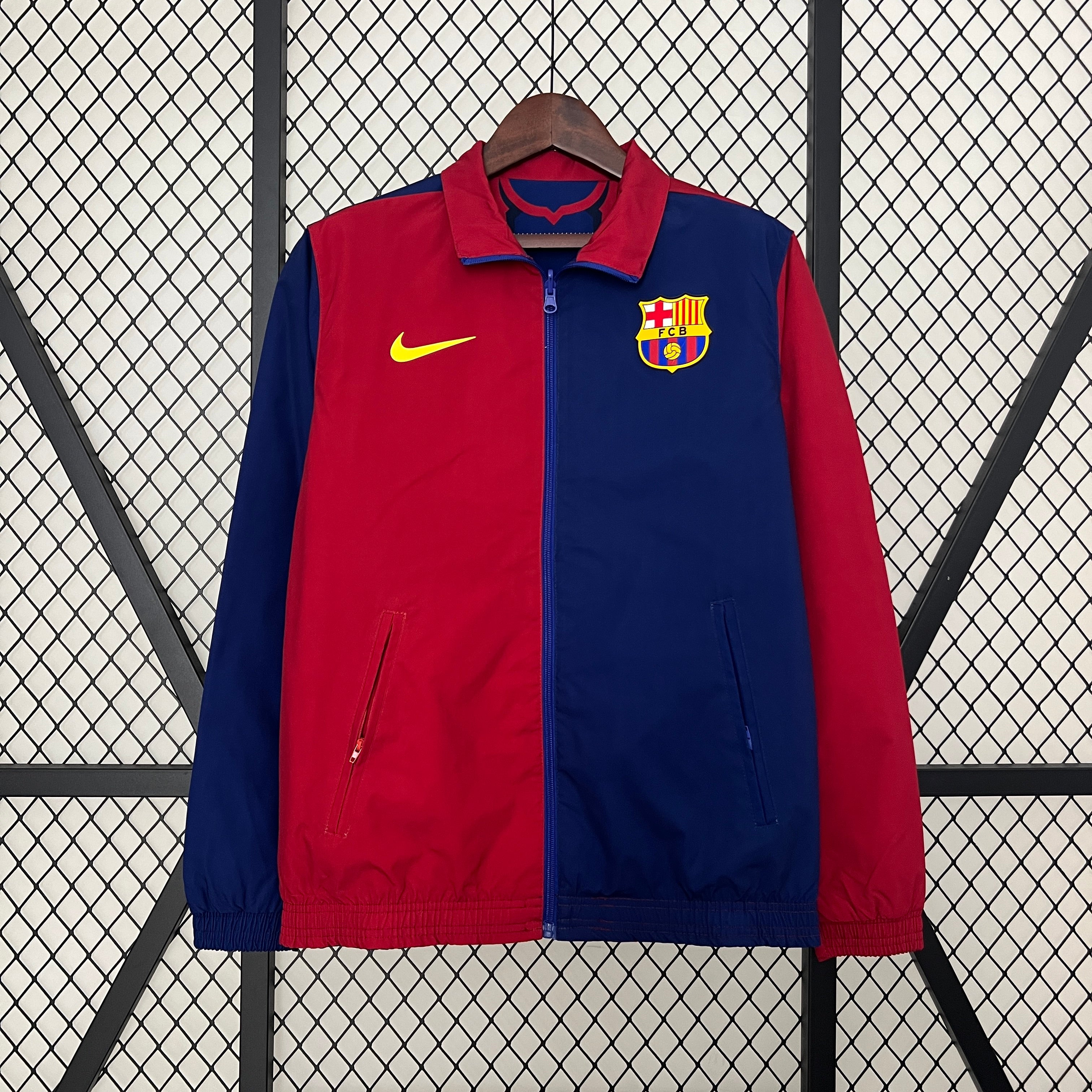 Trench reversibile FC Barcelona giacca a vento 2024