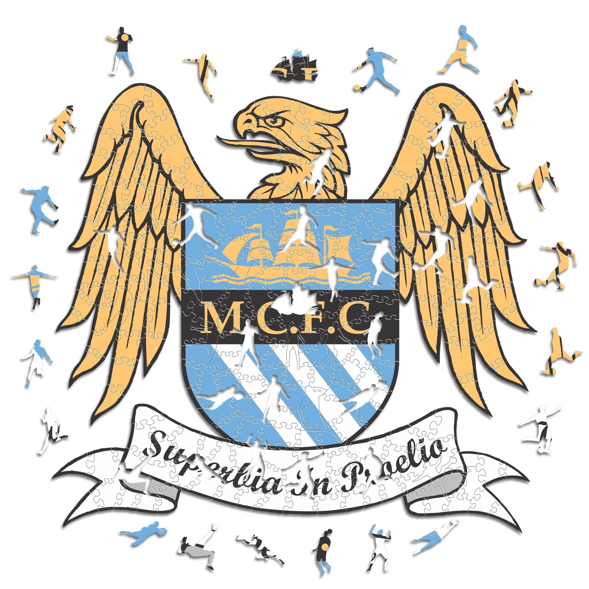Manchester City Retro - Football Puzzle
