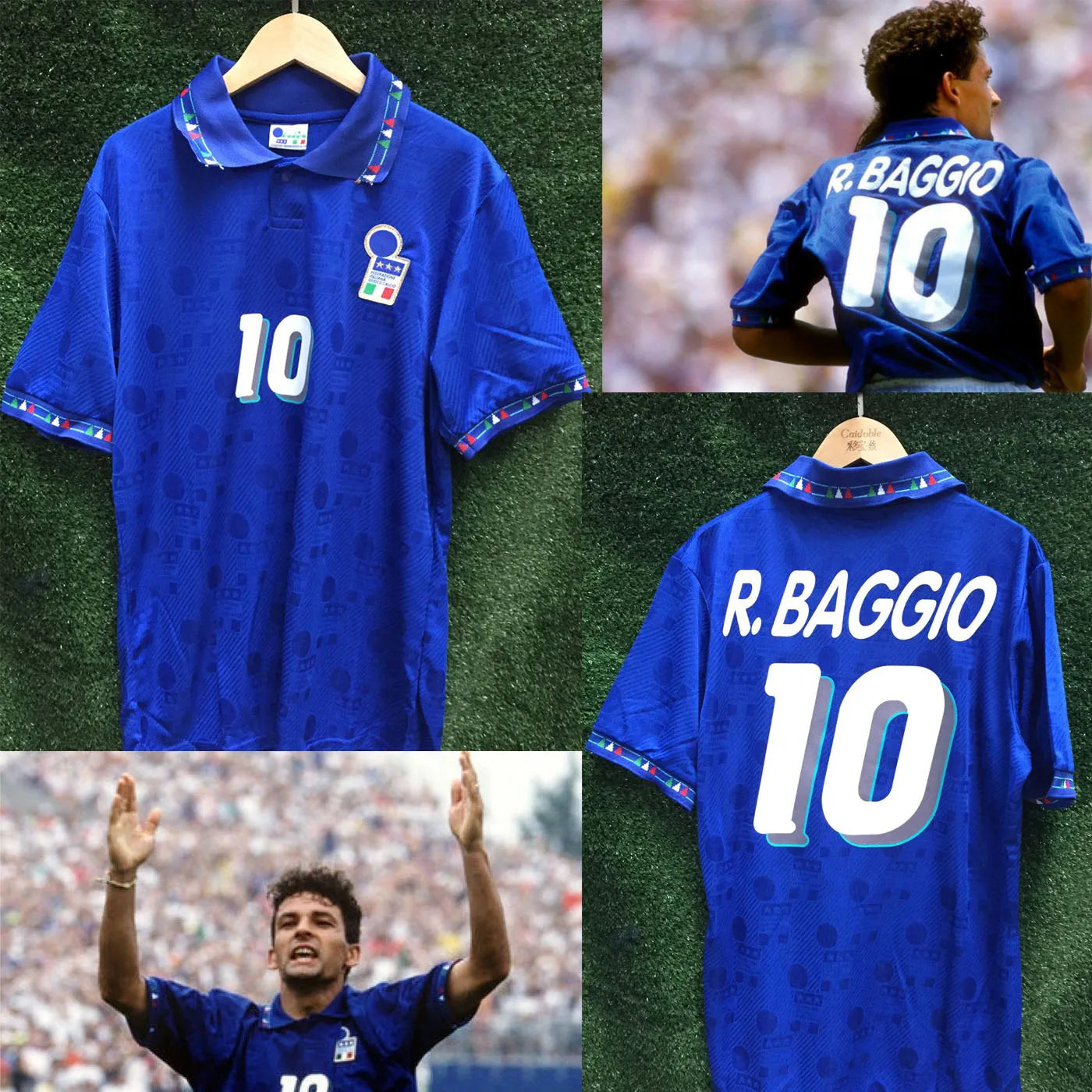 Italy Home 1994 - Roberto Baggio Retro Edition
