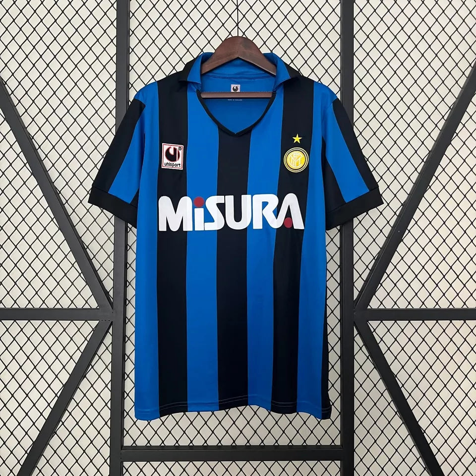 Inter 90/91 Home Retro Football Shirt